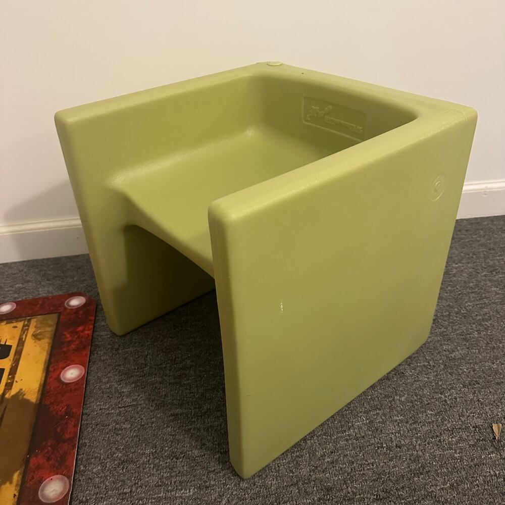 Children's Factory Cube Chair for Kids, Flexible Seating Chair, Fern - Picture 4 of 5